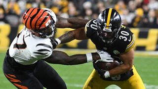 Steelers' Jaylen Warren Once Vilified By The NFL Is Sent A Conflicting Message By The League (Steelers News). Photo by ABC Sports